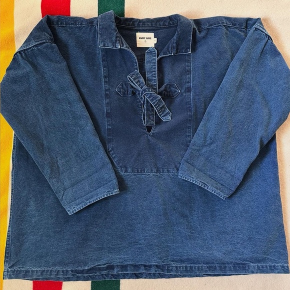 Rudy Jude Tops - Rudy Jude Fisherman Smock in Indigo